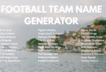 Fantasy Football Team Name Generator