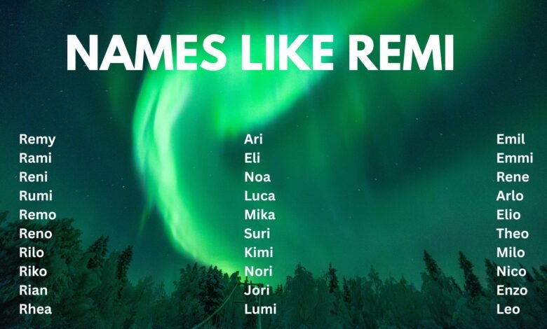 Names Like Remi