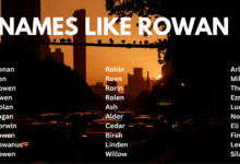 Names Like Rowan