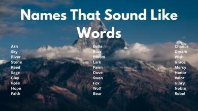 Names That Sound Like Words
