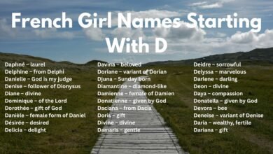French Girl Names Starting With D