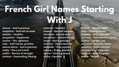 French Girl Names Starting With J