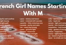 French Girl Names Starting With M