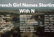 French Girl Names Starting With N