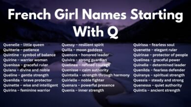 French Girl Names Starting With Q