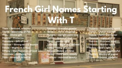 French Girl Names Starting With T